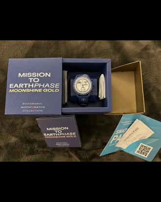 OMEGA x Swatch Earthphase Moonshine Gold Snoopy