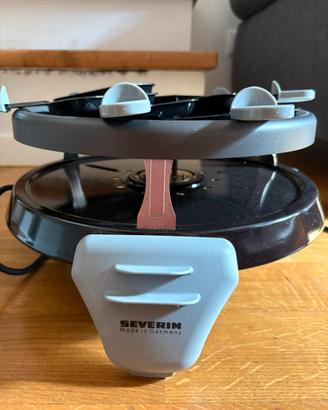raclette grill con padelline severin