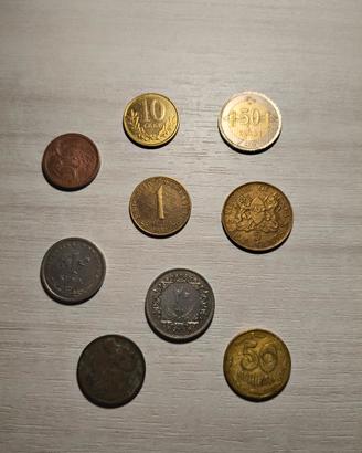 🪙 Set 9 monete varie nazionalità 🪙