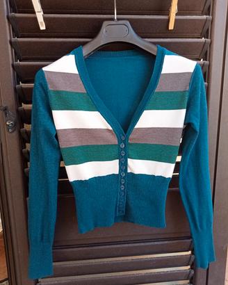 cardigan estivo fibra naturale 