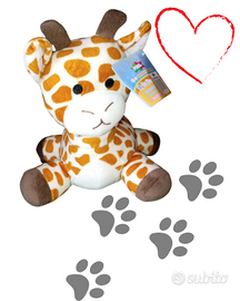 Peluche Giraffa 30 cm Pet Cani Gatti – Morbido