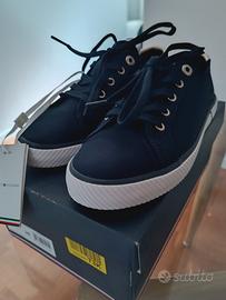 Sneakers Tommy Hilfiger blu tela