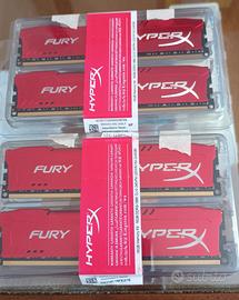 Ram DDR3 Kingston Fury HyperX 32 Gb