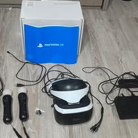 VR playstation 4 completo di accessori e controlle