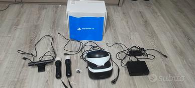 VR playstation 4 completo di accessori e controlle