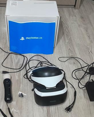 VR playstation 4 completo di accessori e controlle