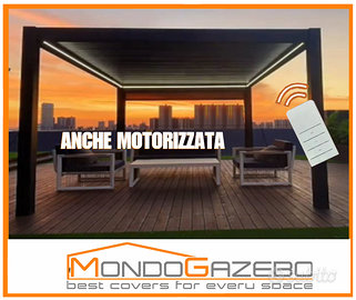 Pergola bioclimatica gazebo a lamelle in6misure