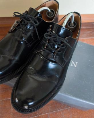 Uomo Dan John Scarpa classica derby nera
