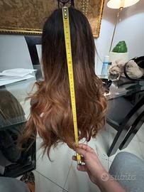 Wig realistica interamente lavorata a mano