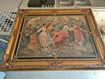 quadro olio su tela