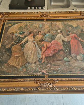 quadro olio su tela