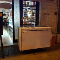 Vetrina vintage per gelati a carapine 8 gusti+6