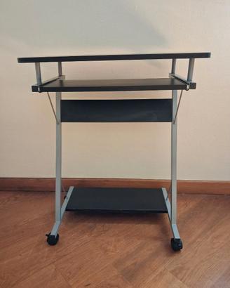 Tavolo porta computer L. 60 P. 40 H.75