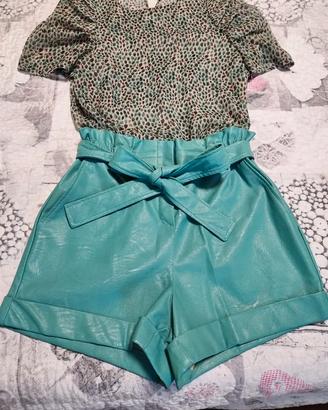 Completo blusa e pantaloncino  Much Money