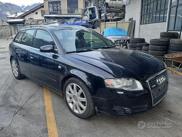 Ricambi Audi A4 Avant s-line 2005 nera 2000cc TD