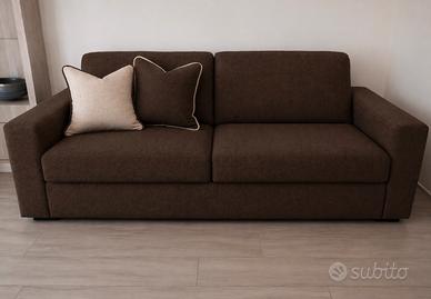 Divano Letto BARETE (Poltronesofà) Marrone Moka