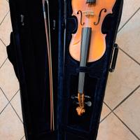 violino con custodia 