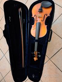 violino con custodia 