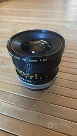 Canon FD 20mm 2.8  S.S.C Rarissima