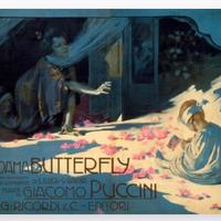 Poster d’epoca, Madama Butterfly Giacomo Puccini