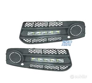 LUCI DIURNE AUDI A4 07-11 + GRIGLIE ANTIABBAGLIANT