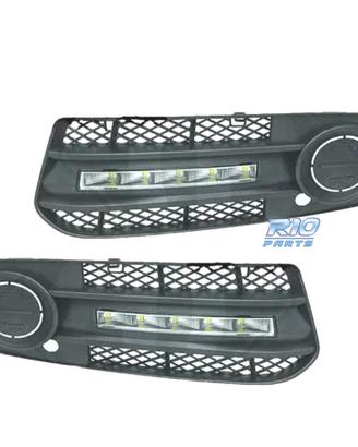 LUCI DIURNE AUDI A4 07-11 + GRIGLIE ANTIABBAGLIANT