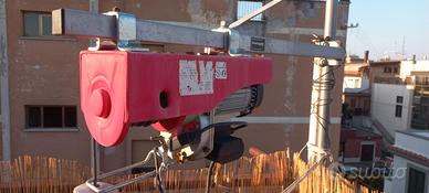 paranco + palo a bandiera + tubo innocente zincato