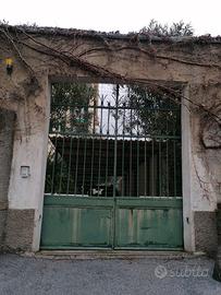 Cancello in ferro d'epoca