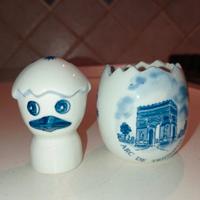 Saliera vintage porcellana dipinta a mano 