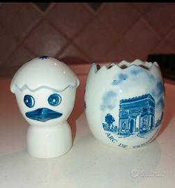 Saliera vintage porcellana dipinta a mano 