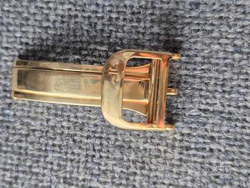 FIBBIA JAEGER LECOULTRE DEPLO DEPLOYANTE ORO 16 MM