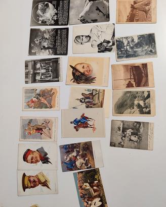 Lotto 19 cartoline vintage primi ‘900