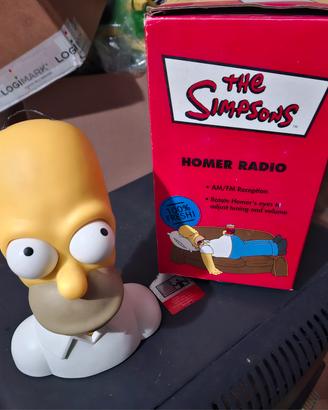 Radio Homer Simson AM FM  Homer 's Head vintag 