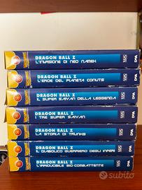 Videocassette Dragon Ball Z dei 7 film in VHS