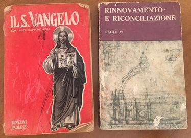 Libri: Rinnovamento e riconciliazione + Vangelo.