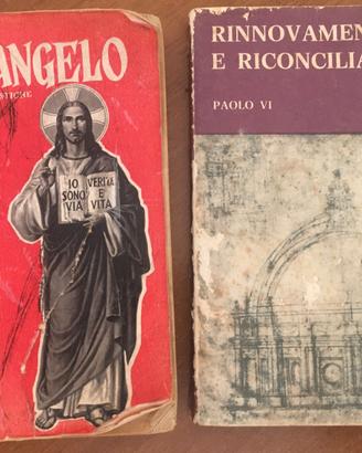 Libri: Rinnovamento e riconciliazione + Vangelo.