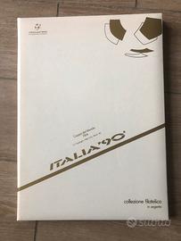 Collezione filatelica in argento Italia90