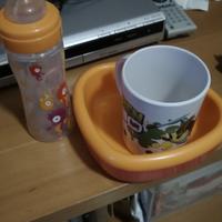 Biberon, ciotola pappa e tazza di Ben10