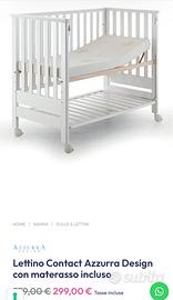 Culla azzurra design