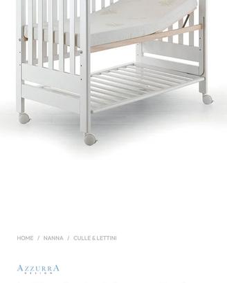 Culla azzurra design