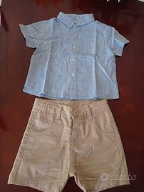 completo bambino 2 pezzi estivo