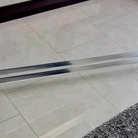 Bastone per tenda doppio acciaio - finali  vetro