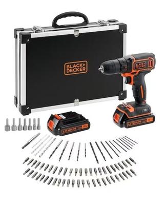 Trapano Avvitatore BLACK+DECKER 18V – 2 Batterie