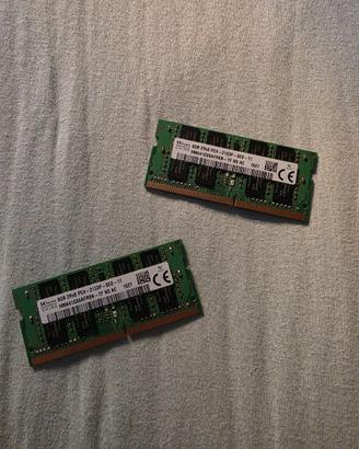 Hynix due moduli memoria RAM 8 GB DDR4