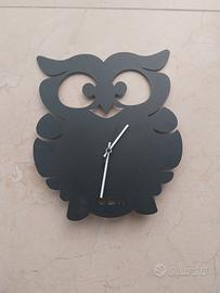 orologio da parete gufo