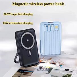 POWER BANK WIRELESS E MAGNETICO UNIVERSALE 15.000