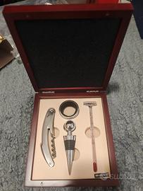 Set Accessori Vino BRANDANI in Cofanetto di  Legno