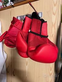 guantini , guantoni e sacco allenamento