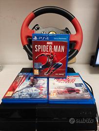 PlayStation 4 + volante trhusmaster t 150 