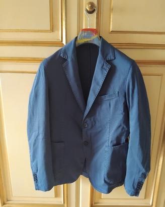 Giacca Blu Adriano Sassi Cotone